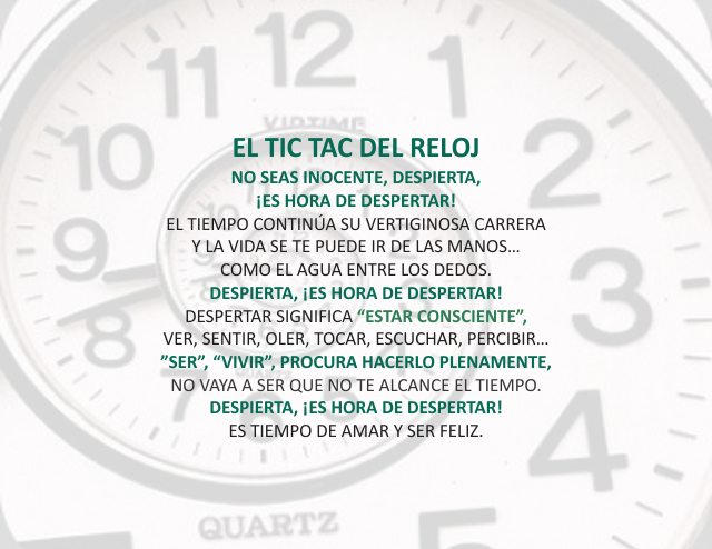 El tic tac del reloj Diciembre 28 de 2011